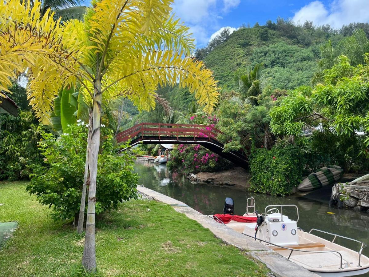 Вилла Moorea Pool & Lagoon House Экстерьер фото