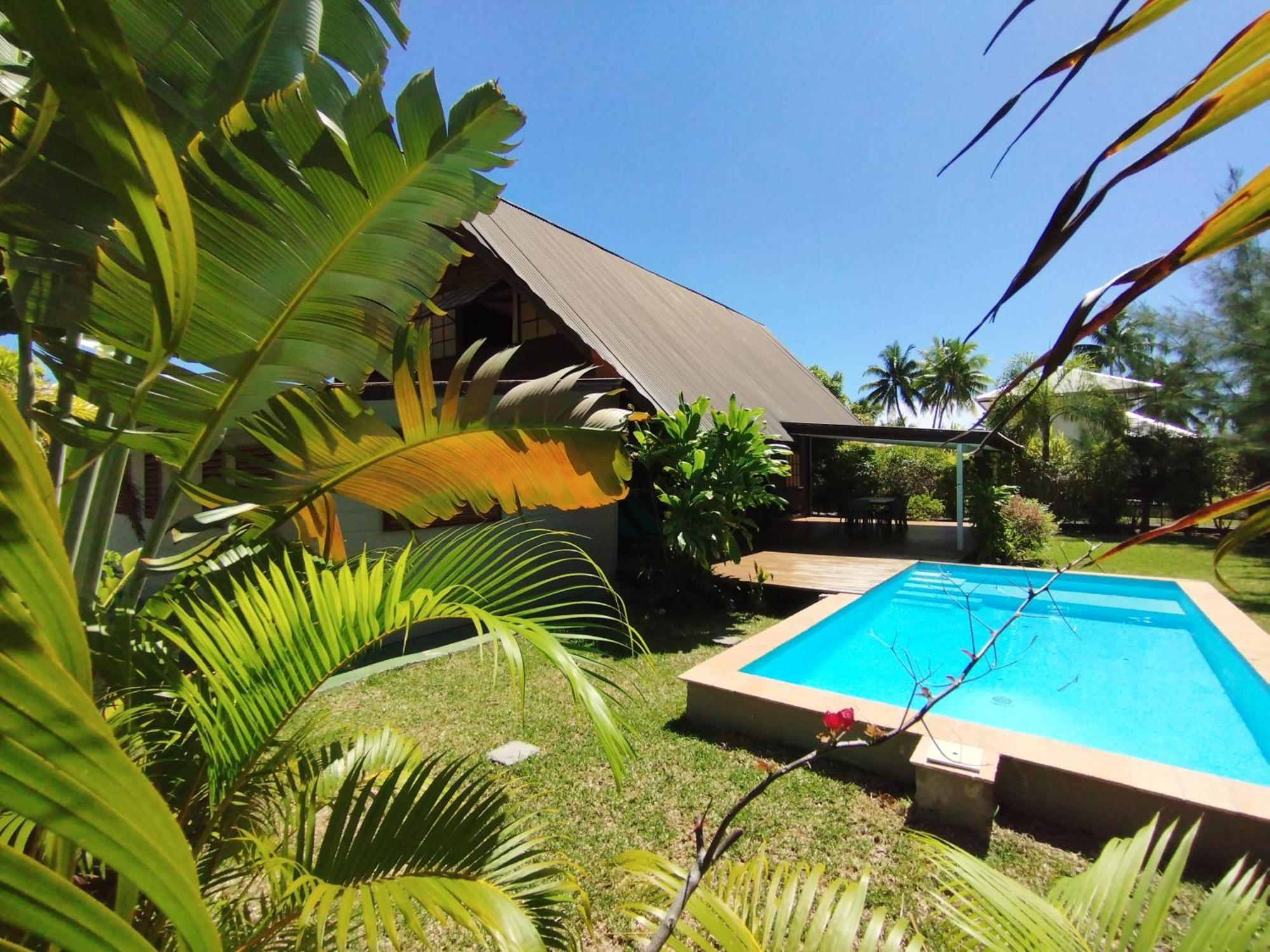 Вилла Moorea Pool & Lagoon House Экстерьер фото